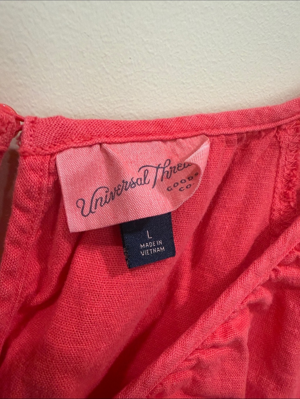 Red Universal Thread Romper - Picture 4 of 4